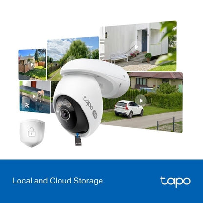 Câmara de Videovigilância TP-Link Tapo C560WS/ Visão Noturna/ Controlo via APP