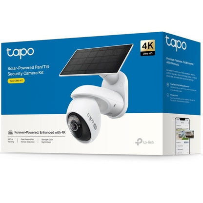Cámara de Videovigilancia TP-Link Tapo C660 Kit/ Visión Nocturna/ Control desde APP/ Incluye Panel Solar