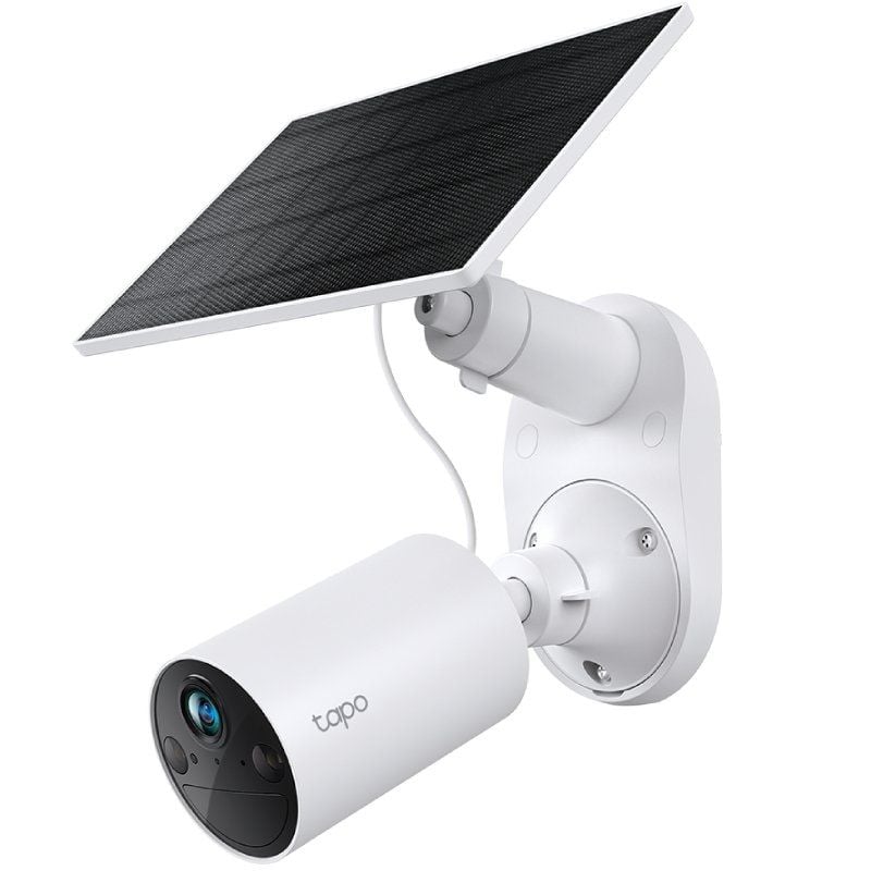 Câmara de Videovigilância TP-Link Tapo TC82 Kit/ Visão Noturna/ Controlo por APP/ Inclui Painel Solar