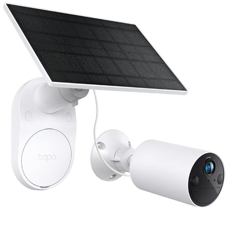 Câmara de Videovigilância TP-Link Tapo TC82 Kit/ Visão Noturna/ Controlo por APP/ Inclui Painel Solar