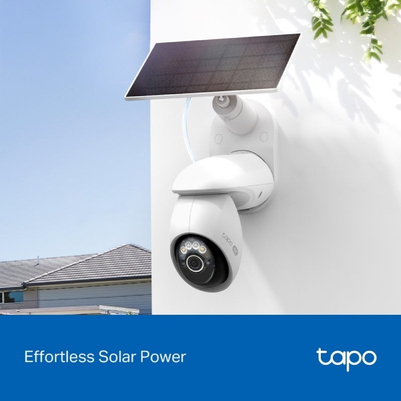 Cámara de Videovigilancia TP-Link Tapo TC92 KIT/ Visión Nocturna/ Control desde APP/ Incluye Panel Solar