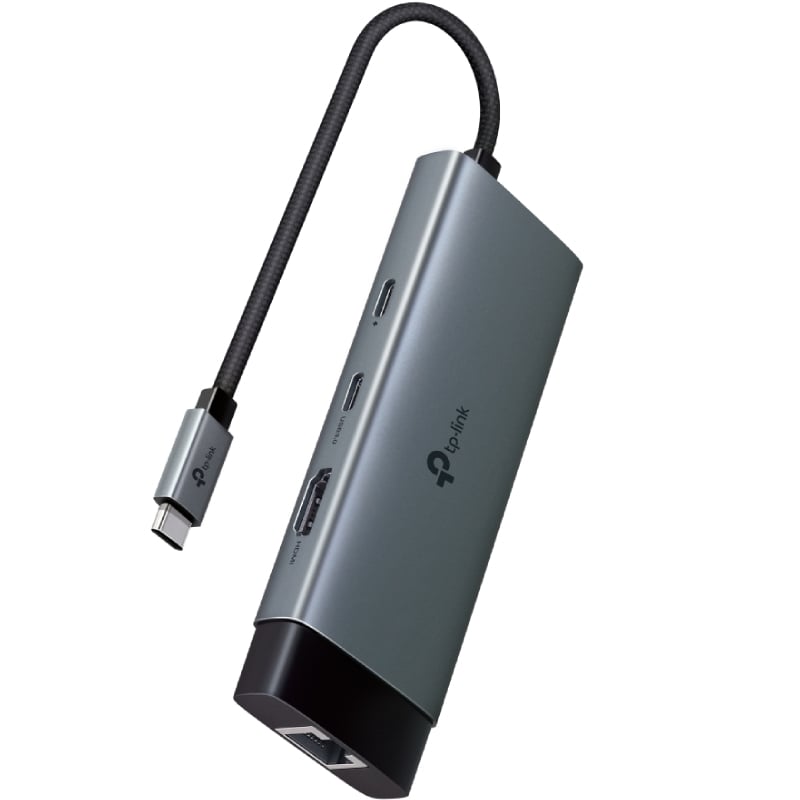 Docking USB Tipo-C TP-Link UH6120C/ 1xUSB Tipo-C/ 2xUSB/ 1xHDMI 4K/ 1xRJ45/ 1xUSB Tipo-C PD/ Gris