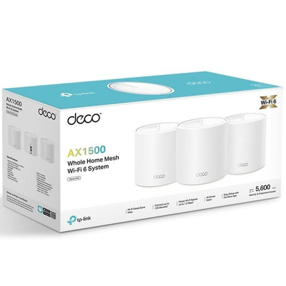 Sistema Mesh TP-Link Deco X10 1500Mbps/ 2.4GHz 5GHz/ Pacote de 3