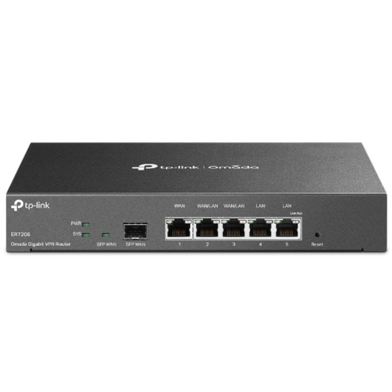 Router VPN TP-Link Omada TL-ER7206/ 5 Portas Multi-WAN