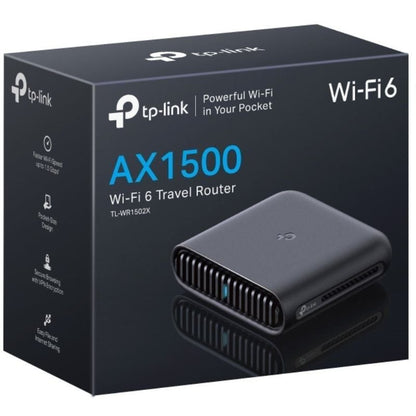 Router de Viagem Sem Fios 4G TP-Link TL-WR1502X 1500Mbps/ 2.4GHz 5GHz/ WiFi 802.11ax/ac/n/a/b/g/n