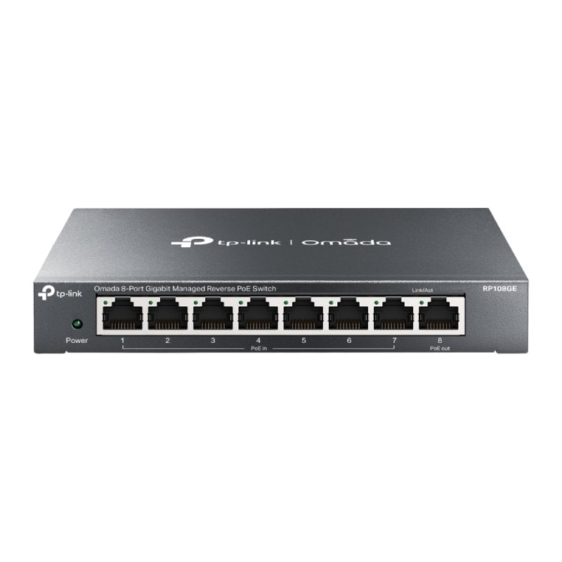 Switch TP-Link TL-RP108GE 8 Portas/ RJ-45 10/100/1000 PoE
