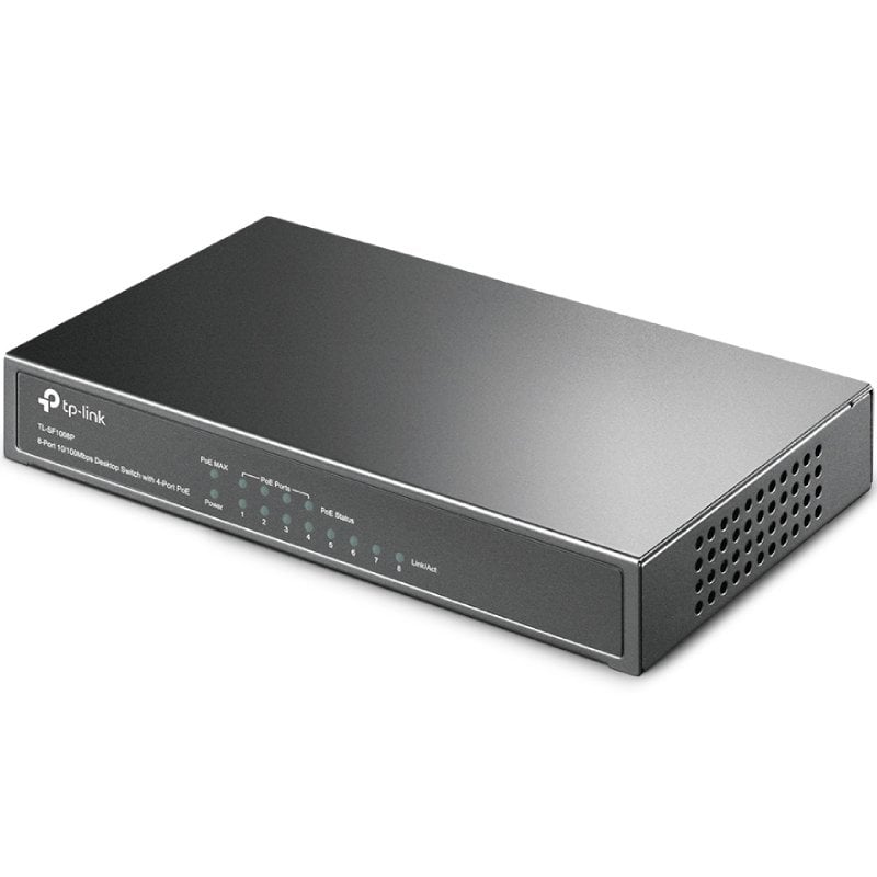 Switch TP-Link SF1008P 8 Puertos/ RJ-45 10/100 PoE