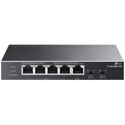 Switch TP-Link TL-SG1005P-PD 5 Portas/ RJ-45 1/ 2.5Gbps PoE