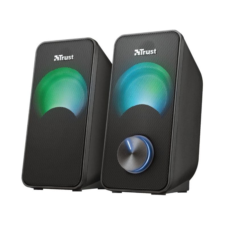 Colunas Trust Arys RGB/ 12W/ 2.0