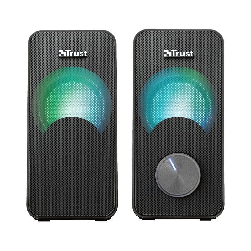 Colunas Trust Arys RGB/ 12W/ 2.0