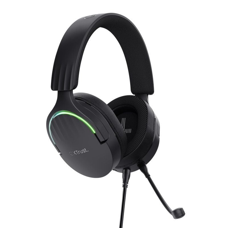 Auscultadores Gaming com Microfone Trust Gaming GXT 490 Fayzo/ USB 2.0/ Pretos