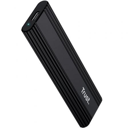Caja Externa para Disco SSD M.2 Trust 25806/ USB 3.2 Gen2/ Sin tornillos