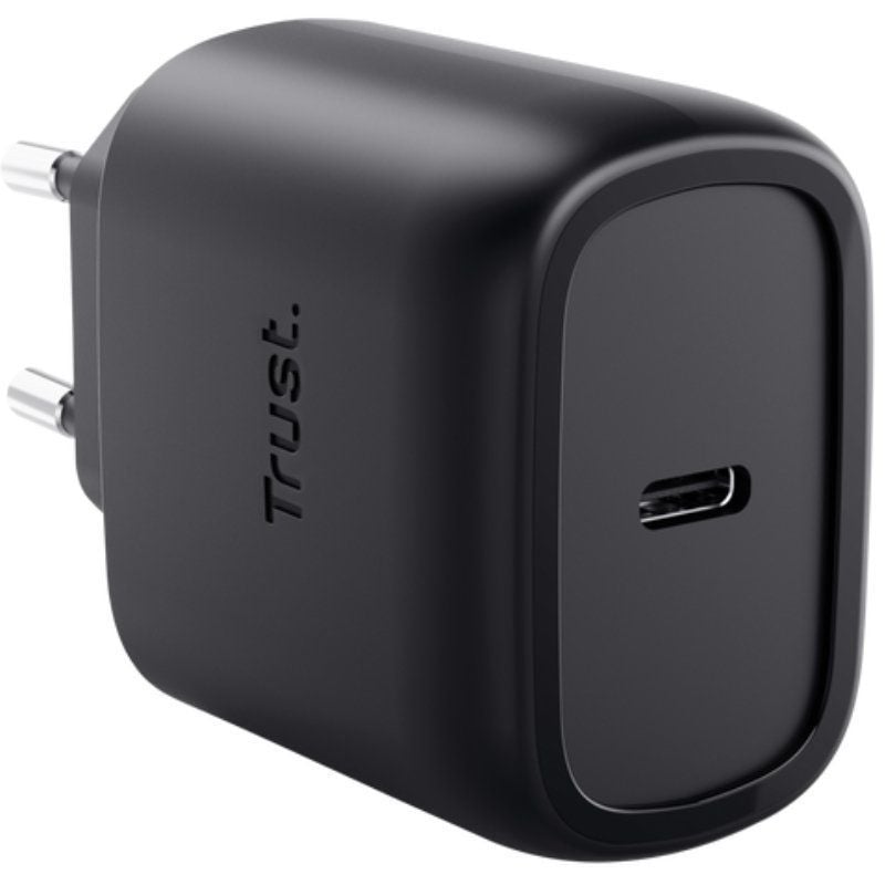 Cargador de Pared GaN Trust Maxo 45W Compatible con Samsung/ 1xUSB Tipo-C/ Incluye Cable USB Tipo-C/ 45W