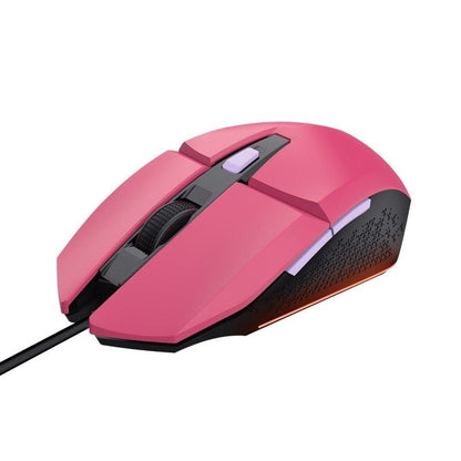 Rato Gaming Trust Gaming GXT 109 Felox/ Até 6400 DPI/ Rosa
