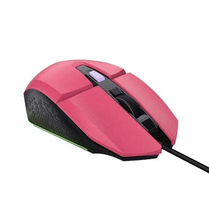 Rato Gaming Trust Gaming GXT 109 Felox/ Até 6400 DPI/ Rosa