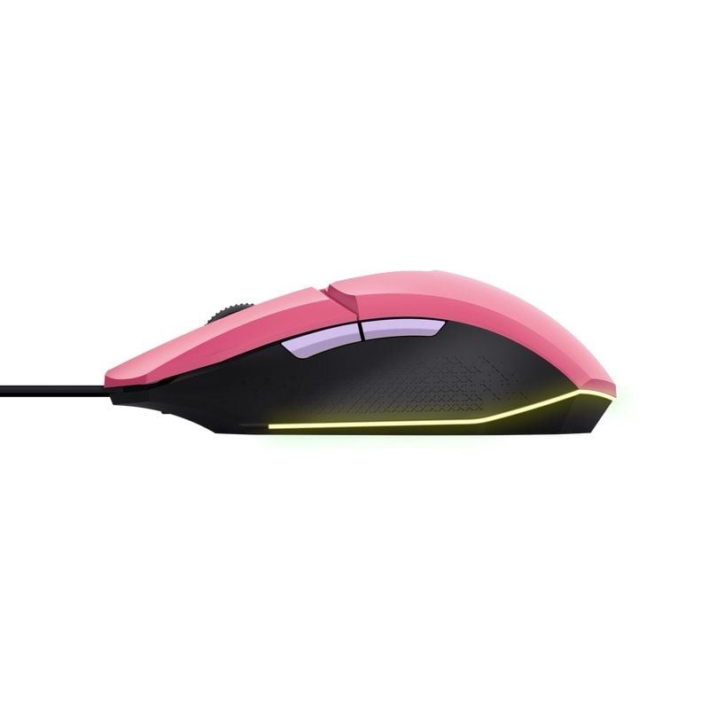 Rato Gaming Trust Gaming GXT 109 Felox/ Até 6400 DPI/ Rosa