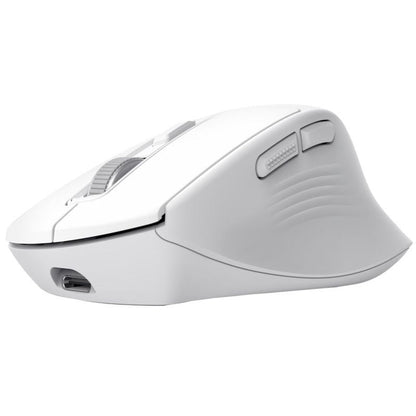 Rato Sem Fios Trust Niven Comfort 26022/ Bateria recarregável/ Até 3200 DPI/ Branco