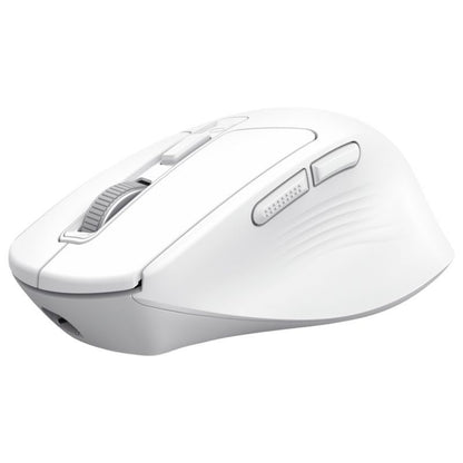 Rato Sem Fios Trust Niven Comfort 26022/ Bateria recarregável/ Até 3200 DPI/ Branco