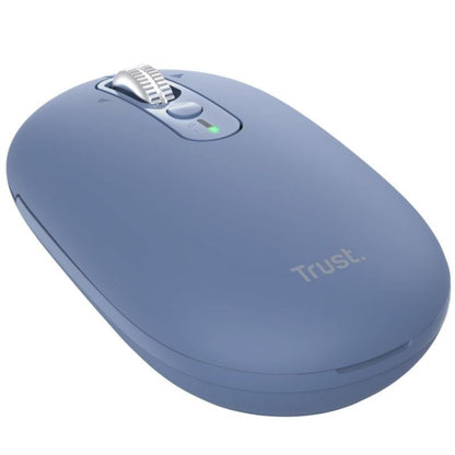 Rato sem Fios Trust Seron 26020/ Bateria recarregável/ Até 3200 DPI/ Azul