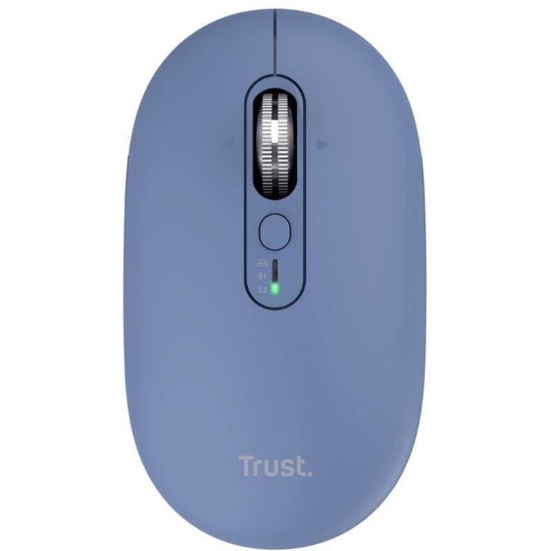 Rato sem Fios Trust Seron 26020/ Bateria recarregável/ Até 3200 DPI/ Azul
