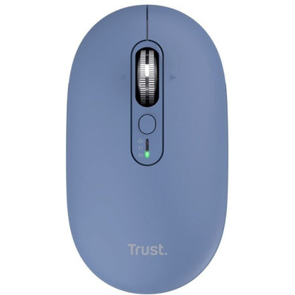 Rato sem Fios Trust Seron 26020/ Bateria recarregável/ Até 3200 DPI/ Azul