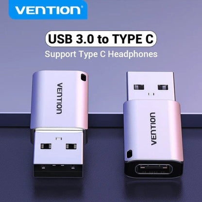 Adaptador USB 3.0 Vention CDPH0/ USB Macho - USB Tipo-C Fêmea