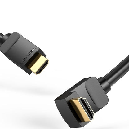 Cabo HDMI 2.0 4K Curvo Vention AARBF/ HDMI Macho - HDMI Macho/ 1m/ Preto