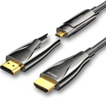 Cable HDMI Vention ALPBQ/ HDMI Macho - Micro HDMI Macho/ HDMI Macho/ 20m/ Negro