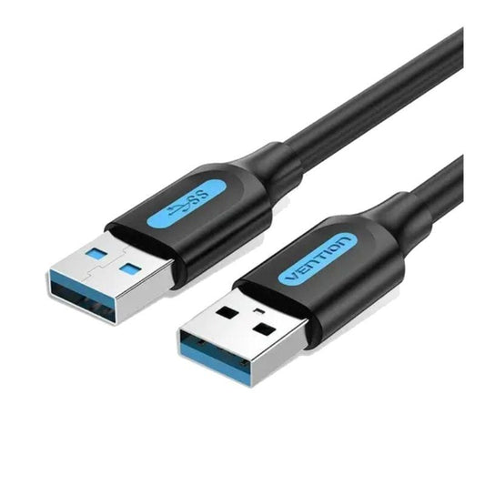 Cabo USB 3.0 Vention CONBG/ USB Macho - USB Macho/ 5Gbps/ 1.5m/ Preto