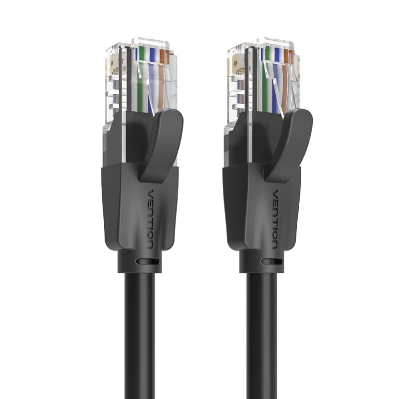 Cable de Red RJ45 UTP Vention IBEBY Cat.6/ 30cm/ Negro