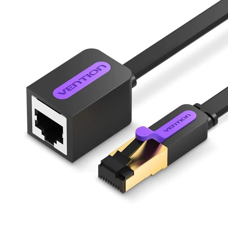 Cabo Extensor de Rede RJ45 UTP Vention ICBBH Cat.7/ 2m/ Preto