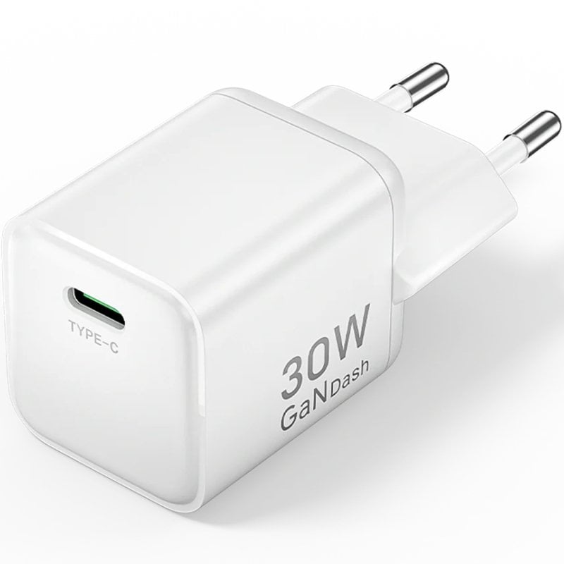 Carregador de Parede GaN Vention FCIW0-EU/ 1xUSB Tipo-C/ 30W