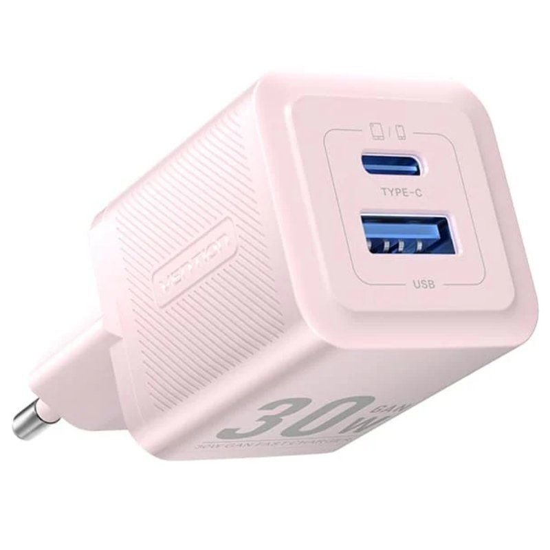 Carregador de Parede GaN Vention FEQP0-EU/ 1xUSB Tipo-C/ 1xUSB/ 30W