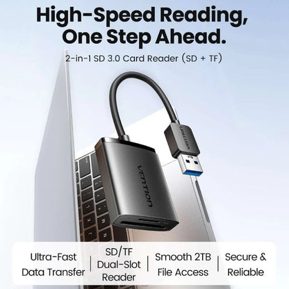 Lector de Tarjetas Externo Vention CLPBB/ USB 3.0