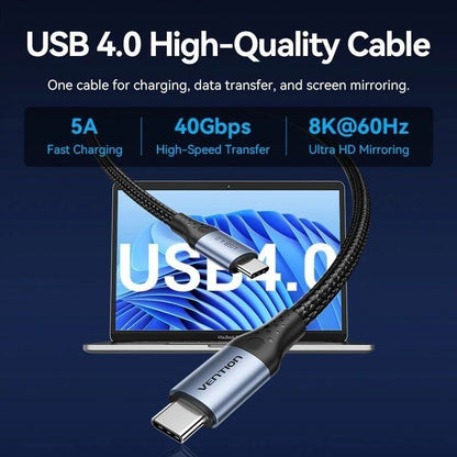 Docking USB Tipo-C Vention TPWH0/ 2xHDMI 4K/ 1xDisplayPort/ 3xUSB/ 2xUSB Tipo-C/ 1xUSB Tipo-C PD/ 1xRJ45/ 1xLeitor de Cartões/ Cinzento