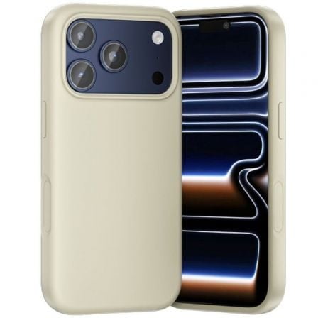 Funda Silicona con Magsafe Vention KVCNCD-40/ Compatible con iPhone 17 Pro Max/ Beige