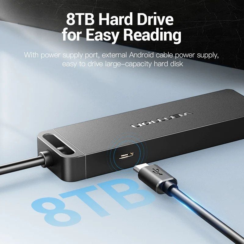 Hub USB 2.0 Vention CHMBB/ 4xUSB