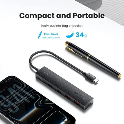 Hub USB Tipo-C 3.2 Vention CKDBB/ 2xUSB/ 2xUSB Tipo-C/ 1xUSB Tipo-C PD