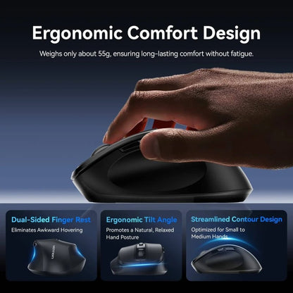 Rato Ergonómico Sem Fios Vention KTHB0/ Até 4000 DPI