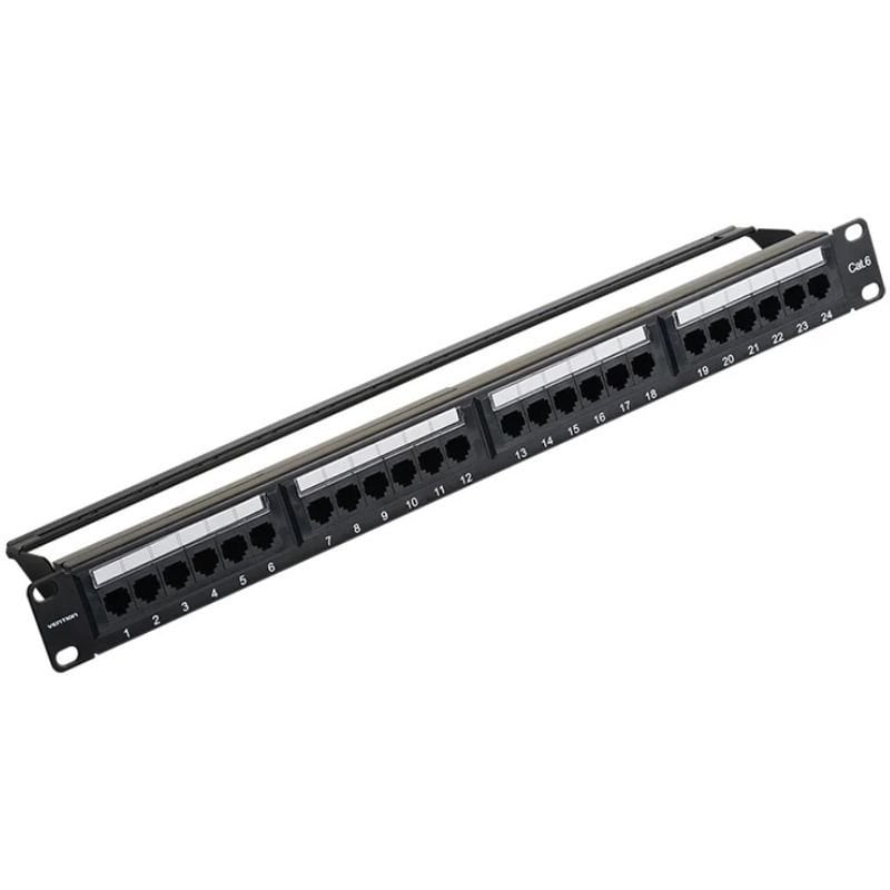 Patch Panel Aisens KGCB0/ 24 Portas/ Cat.6