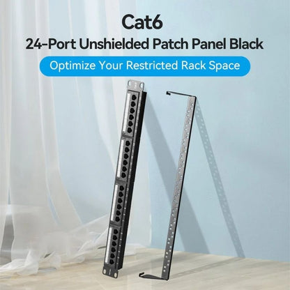 Patch Panel Aisens KGCB0/ 24 Portas/ Cat.6