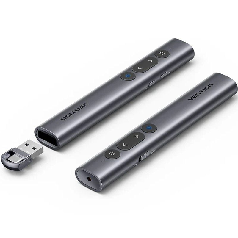 Presentador Inalámbrico Vention KQIH0/ 2.4GHz/ Gris