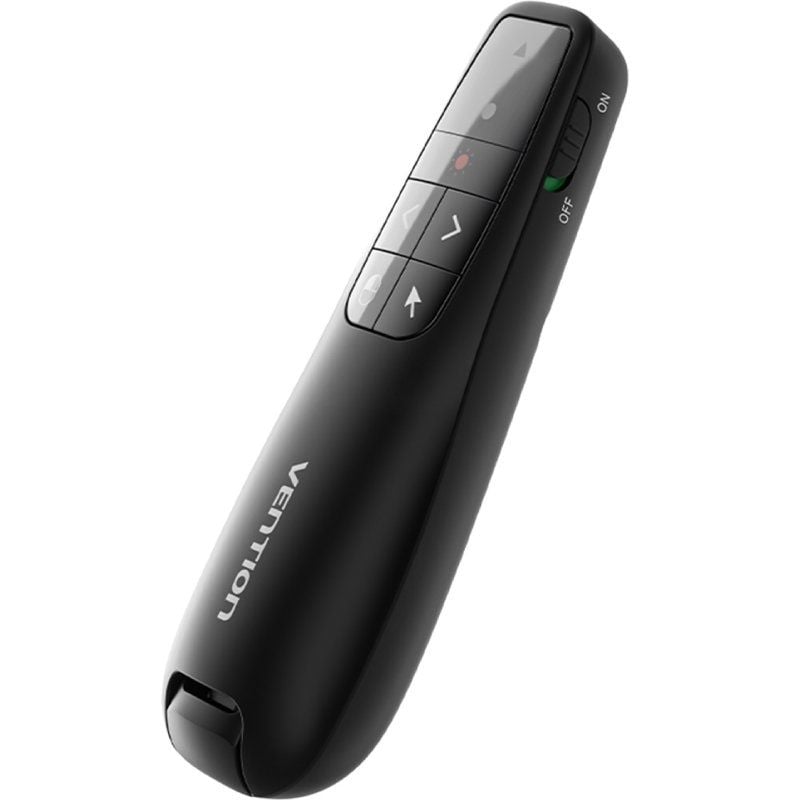 Apresentador sem Fios Vention KQPB0/ 2.4GHz/ Preto