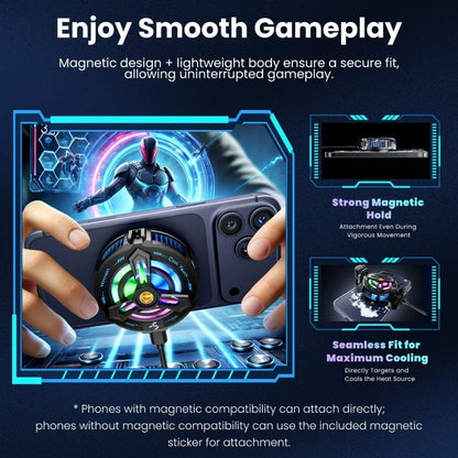 Enfriador Magnético para Smarphone Vention KQWB0/ Negro