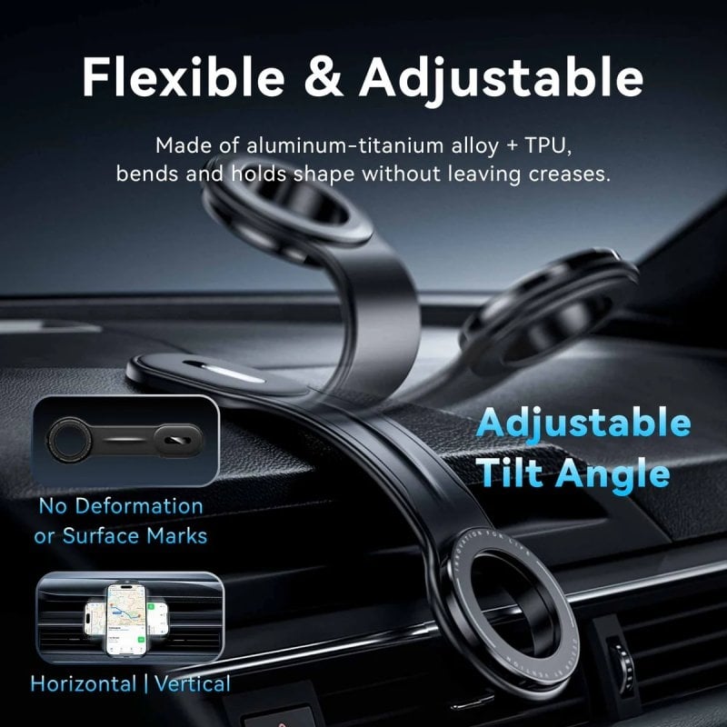 Suporte de Smartphone para Carro Vention KSIB0/ Preto