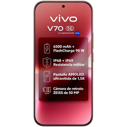 Smartphone Vivo V70 8GB/ 512GB/ 6.59"/ 5G/ Castanho