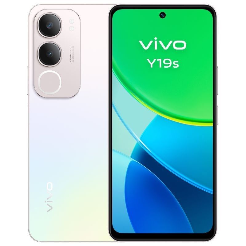 Smartphone Vivo Y19s 6GB/ 128GB/ 6.68"/ Plata Perla
