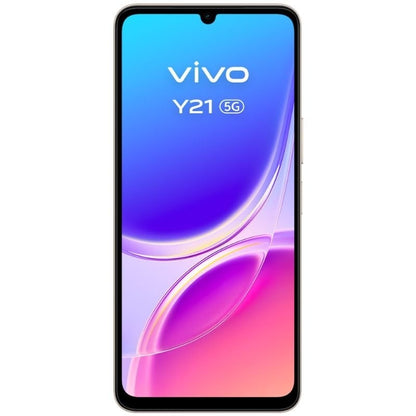 Smartphone Vivo Y21 4GB/ 256GB/ 6.74"/ 5G/ Oro/ Incluye Cargador + Auriculares