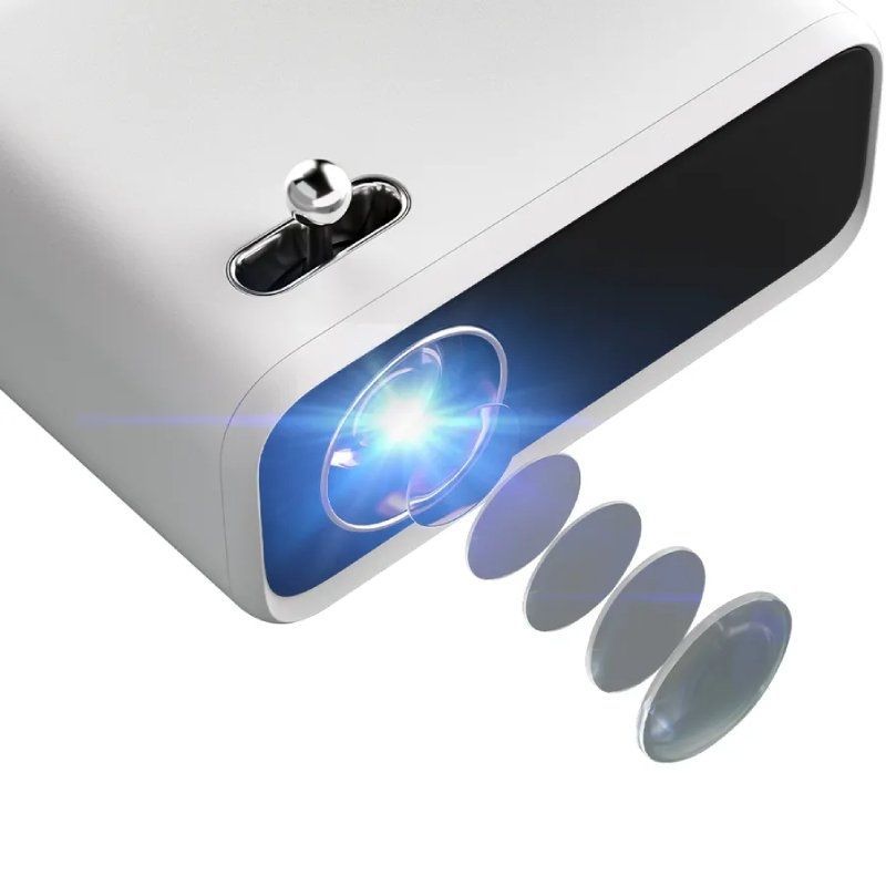 Projetor Wanbo Mini Pro/ 250 Lúmenes/ HD/ HDMI/ Branco