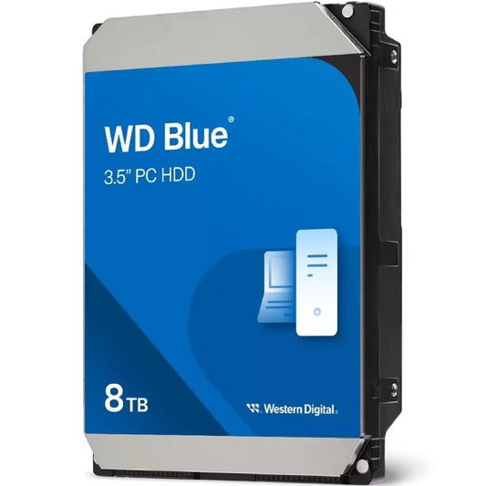 Disco Rígido Western Digital WD Blue PC Desktop 8TB/ 3.5"/ SATA III/ 256MB